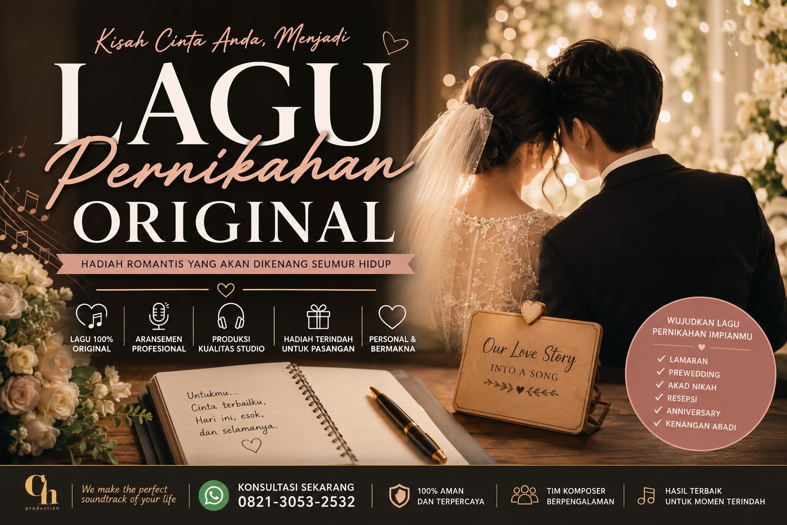 Jasa Pembuatan Lagu Pernikahan