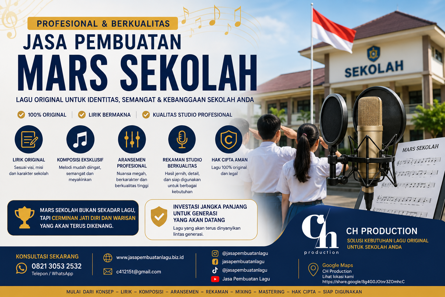 Jasa Pembuatan Mars Sekolah