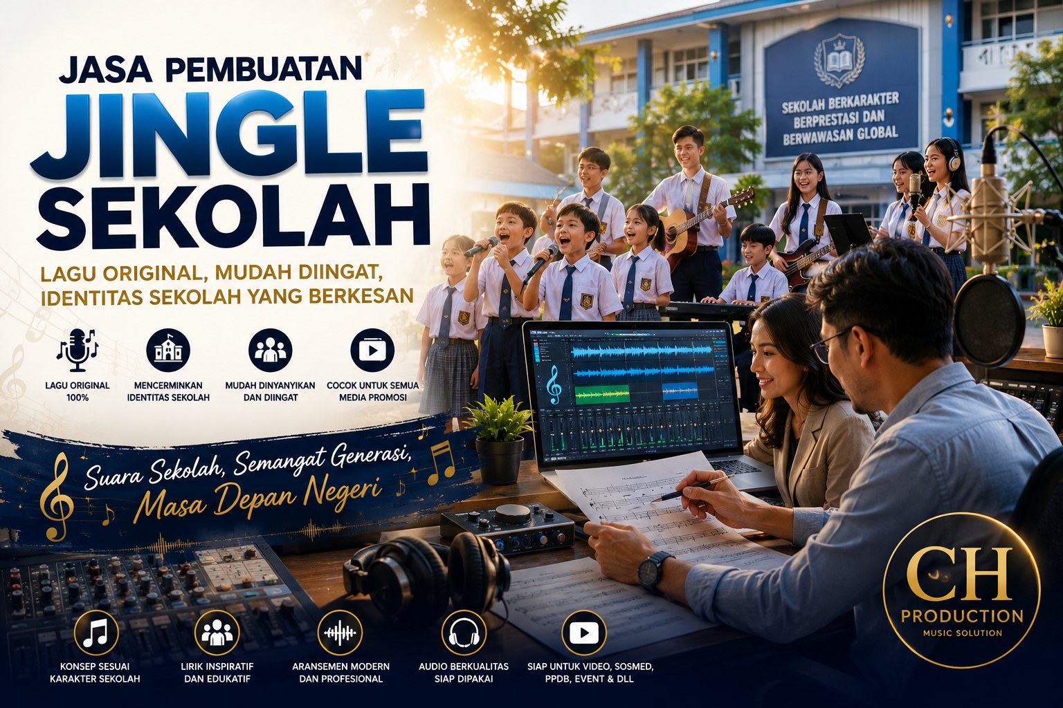 jasa pembuatan jingle sekolah