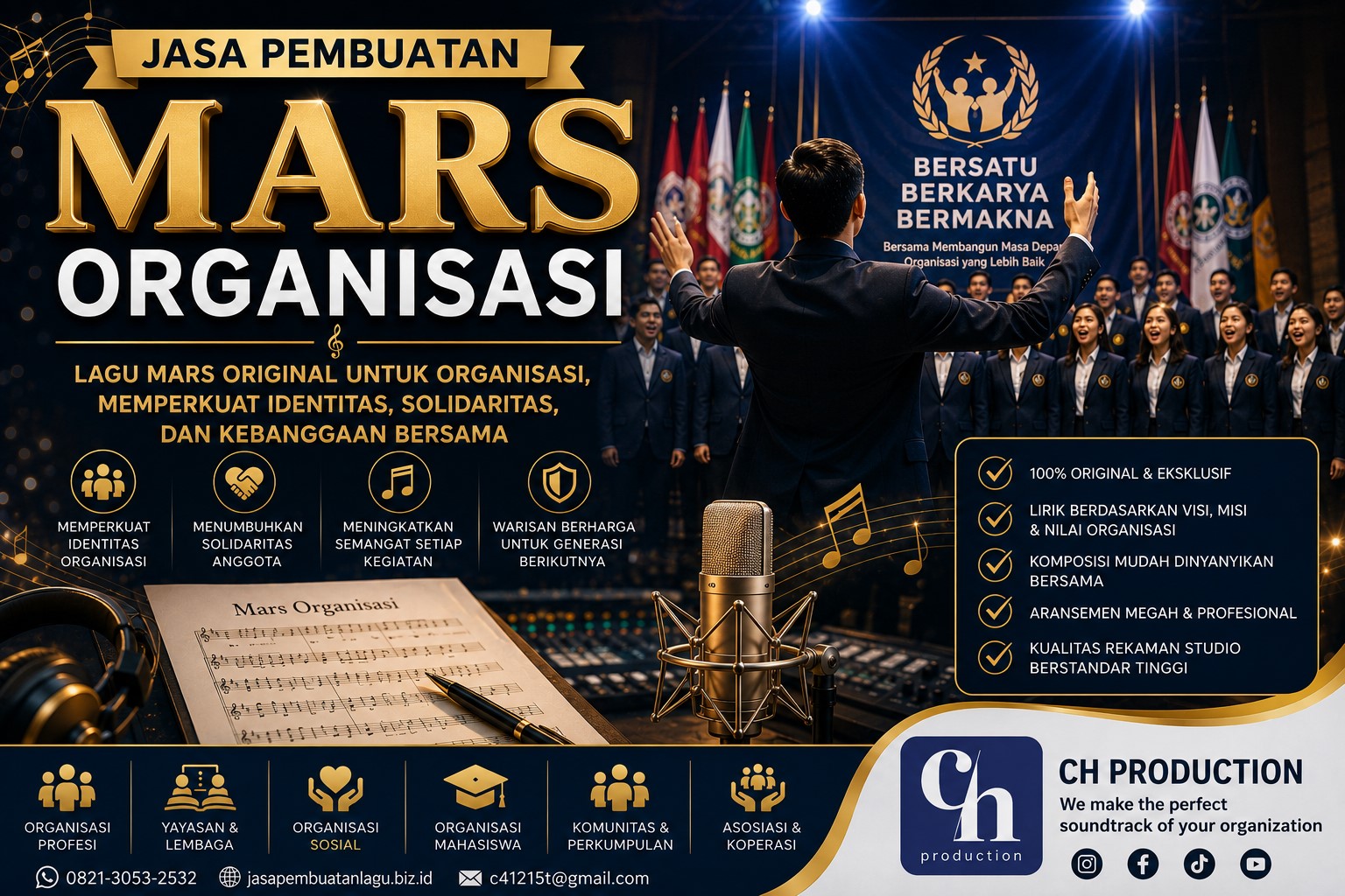 jasa pembuatan mars organisasi