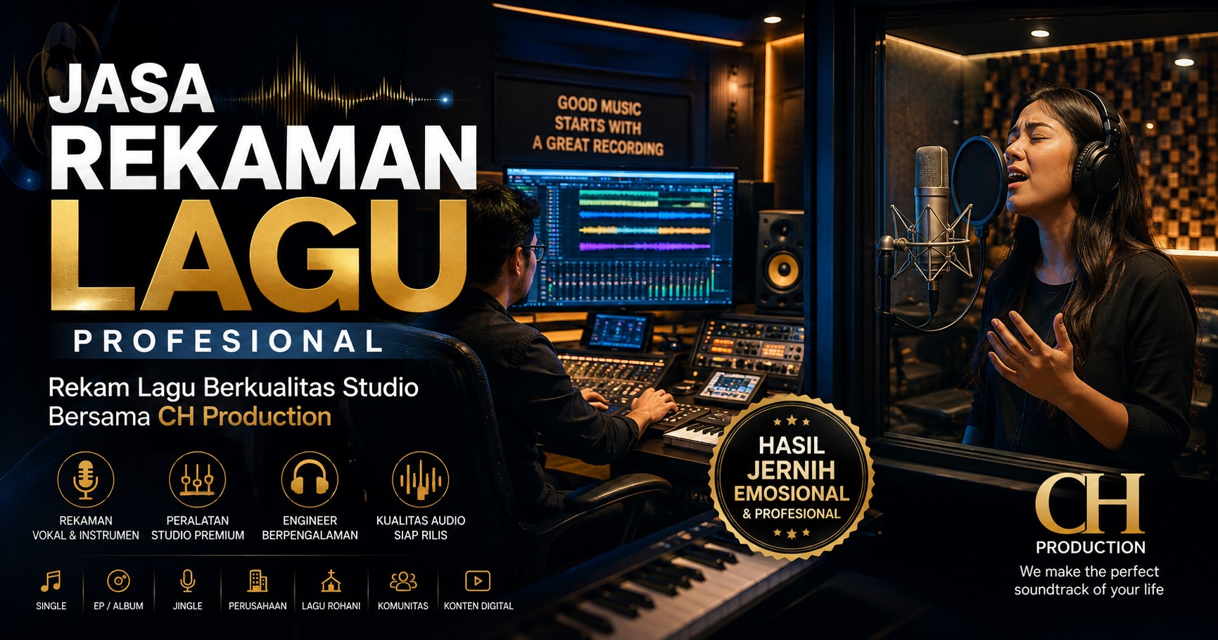 Jasa Rekaman Lagu